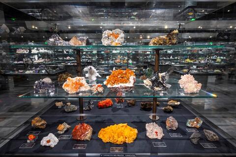 Collection de minéraux